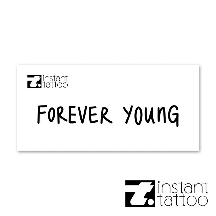 【BTS正式ライセンス商品】 BTS Forever Young 2枚入り インスタント タトゥーシール 防弾少年団 バンタン