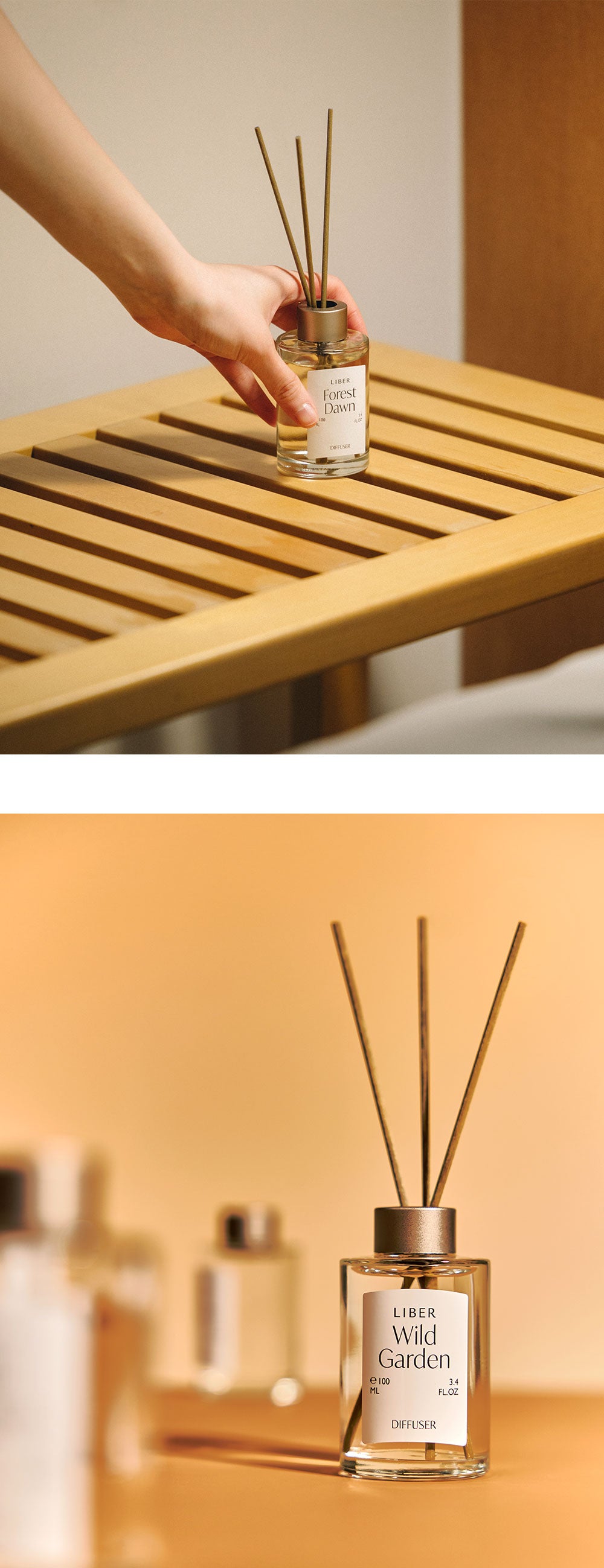【使用期限2026年3月19日まで】★国内配送★ LIBER(リベル) : (全3種) ディフューザー 100ml Diffuser アロマディフューザー ルームフレグランス 【国内配送:宅配便】