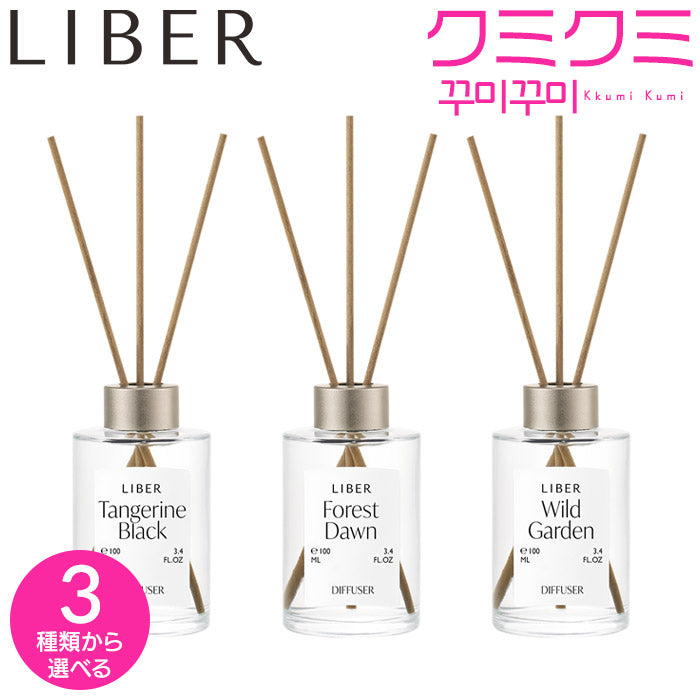 【使用期限2026年3月19日まで】★国内配送★ LIBER(リベル) : (全3種) ディフューザー 100ml Diffuser アロマディフューザー ルームフレグランス 【国内配送:宅配便】
