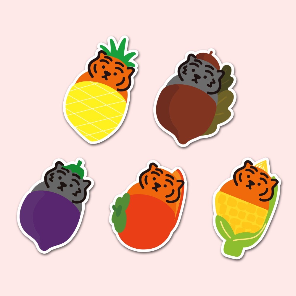 ★国内配送★ MUZIK TIGER(ムジークタイガー):11PCS REMOVABLE STICKER 10 リムーバブルステッカー ステッカー【国内配送:ネコポス】