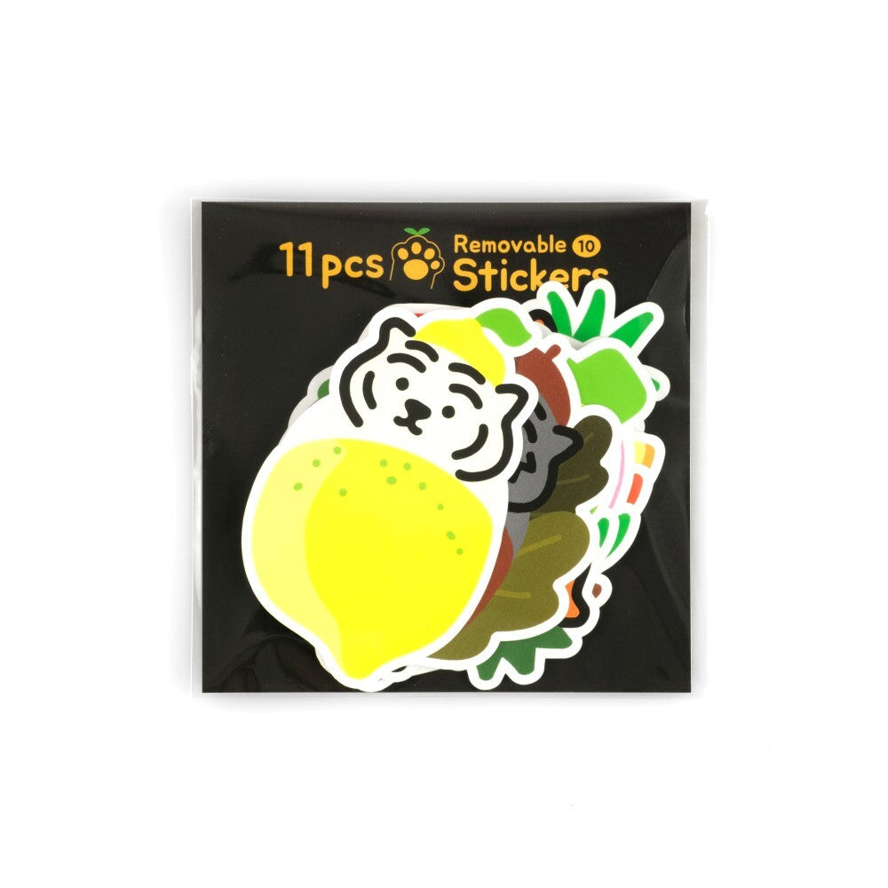 ★国内配送★ MUZIK TIGER(ムジークタイガー):11PCS REMOVABLE STICKER 10 リムーバブルステッカー ステッカー【国内配送:ネコポス】