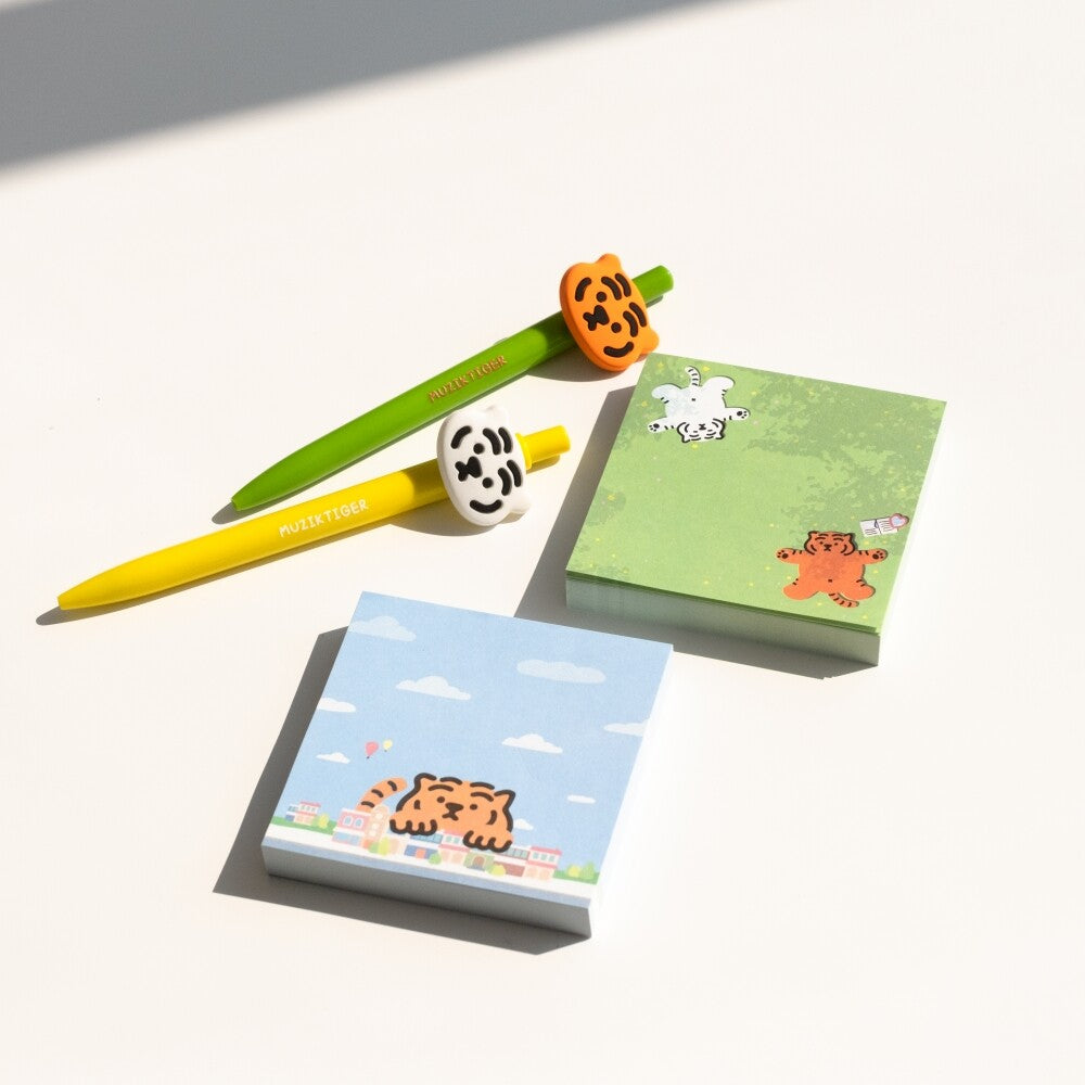 ★国内配送★ MUZIK TIGER(ムジークタイガー):BLUE MEMO PAD ブルーメモバッド メモ帳 メモパッド 【国内配送:ネコポス】