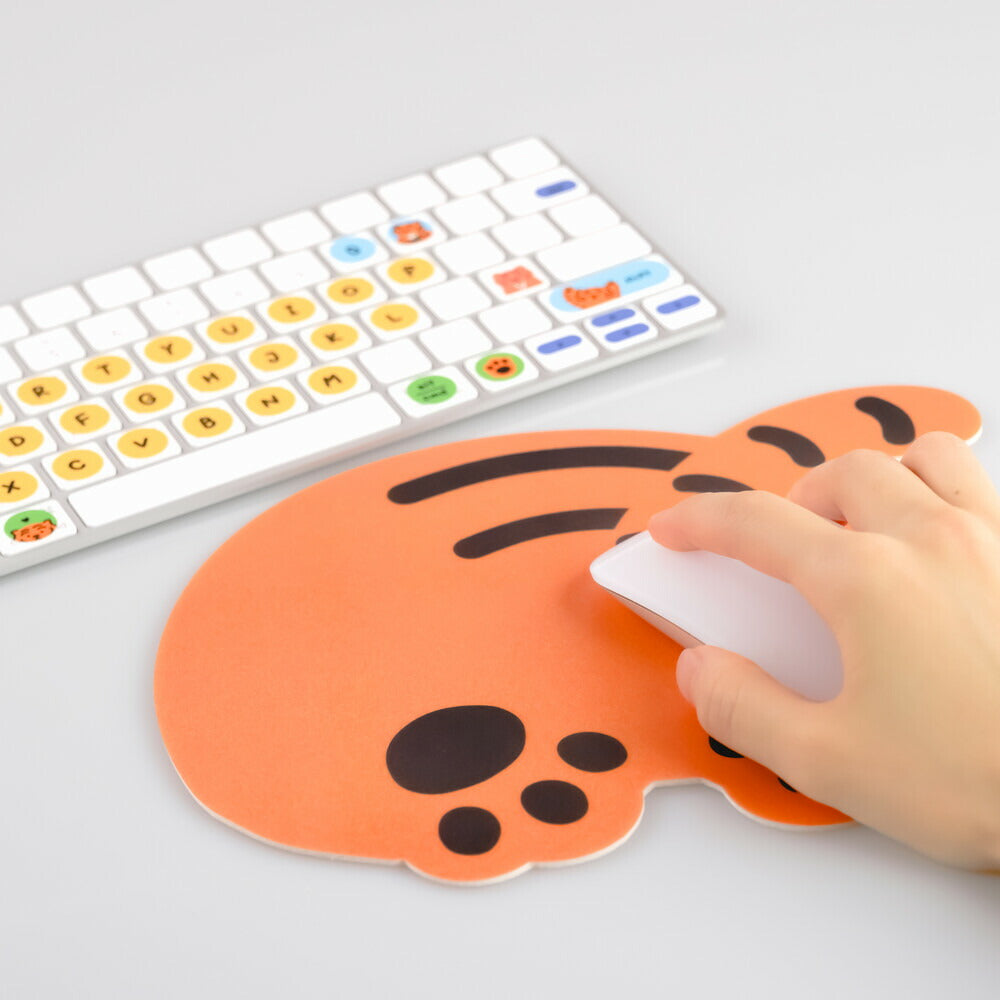 ★国内配送★ MUZIK TIGER(ムジークタイガー):TIGER DUMPLING PVC MOUSE PAD タイガー ダンプリング PVC マウスパッド 【国内配送:ネコポス】