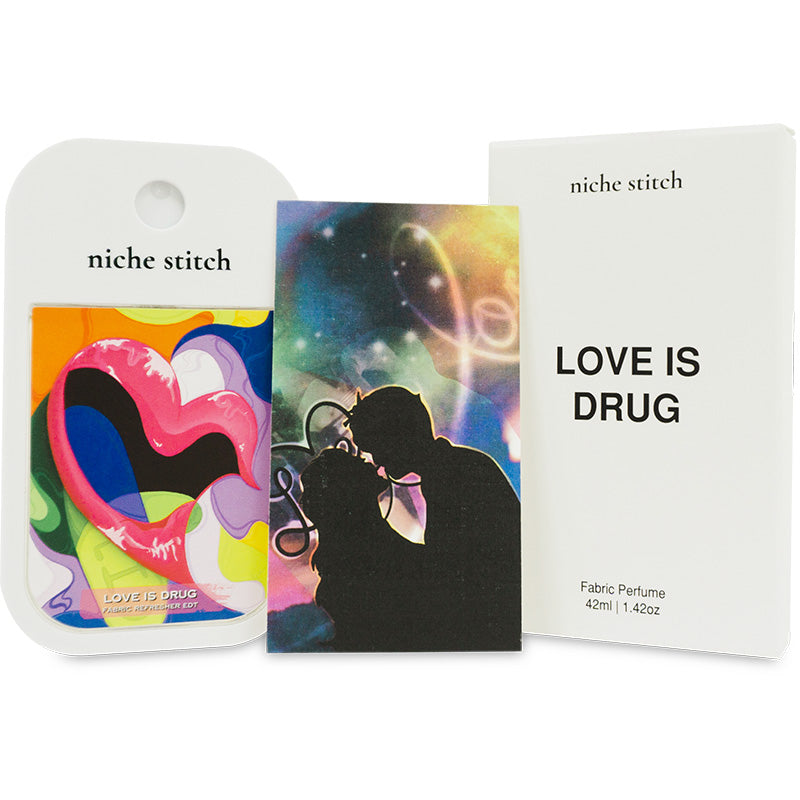 Niche Stitch Pocket Fabric Perfume Love is Drug