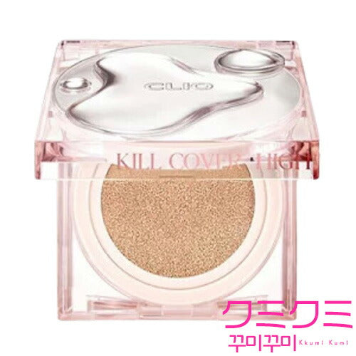 【国内からネコポス配送】 CLIO KILL COVER HIGH GLOW CUSHION (SPF50+ PA+++) クリオ カバーハイグロー クッション #2 ランジェリー #3 リネン #4 ジンジャー クッションファンデ ファンデーション 【国内配送：ネコポス】