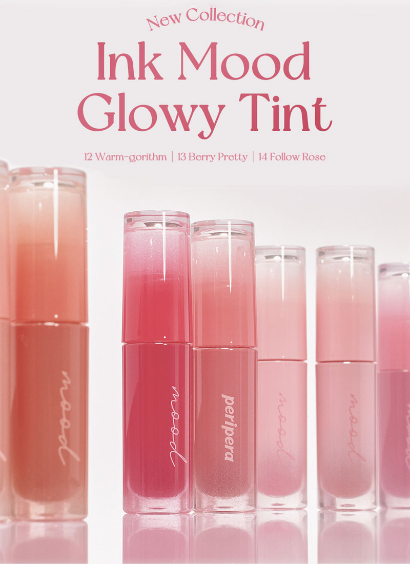 【国内からネコポス配送】 peripera INK MOOD GLOWY TINT リボン付き 6月新商品 ペリペラ ティント 【国内配送：ネコポス】