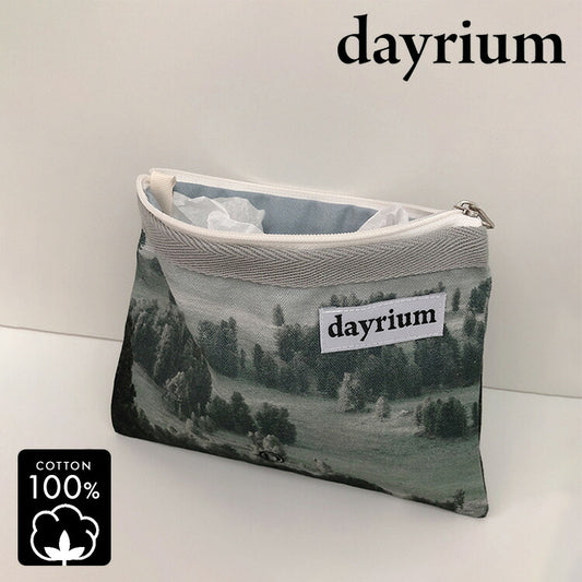 dayrium(デイリウム) ジッパーポーチ 横型 / グリーンベイ K-POUCH