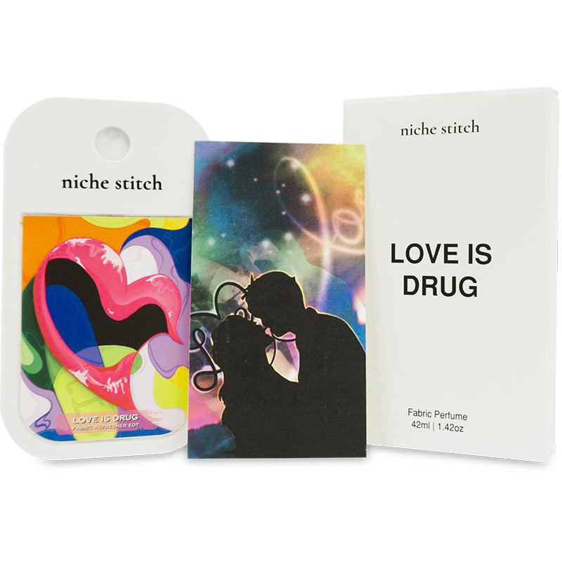 Niche Stitch Pocket Fabric Perfume Love is Drug