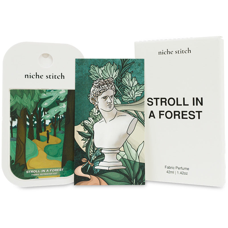 Niche Stitch Pocket Fabric Perfume Stroll in a Forest